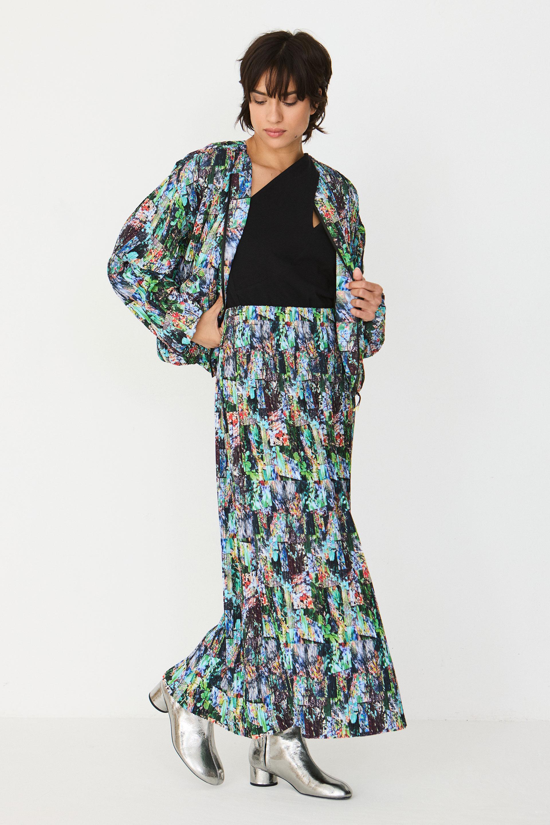 SKFK Laurane Skirt J.Bernar Damen Plissee Rock multicolor